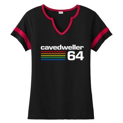 Cavedweller 64 Ladies Halftime Notch Neck Tee