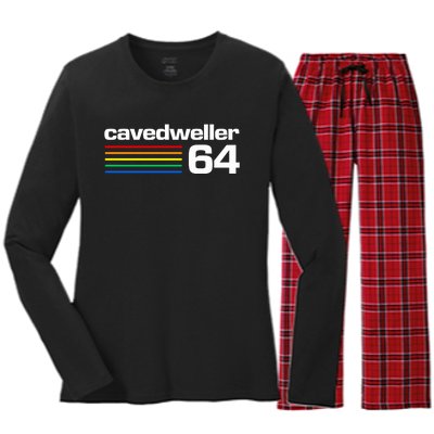 Cavedweller 64 Women's Long Sleeve Flannel Pajama Set 