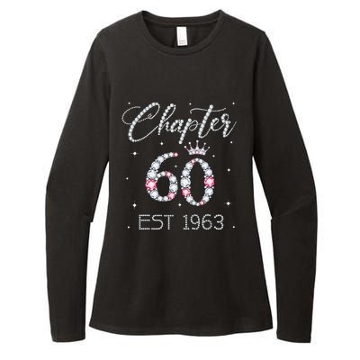 Chapter 60 EST 1963 60Th Birthday Gift For Women Ladies Womens CVC Long Sleeve Shirt