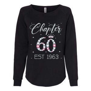 Chapter 60 EST 1963 60Th Birthday Gift For Women Ladies Womens California Wash Sweatshirt