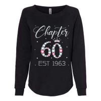 Chapter 60 EST 1963 60Th Birthday Gift For Women Ladies Womens California Wash Sweatshirt