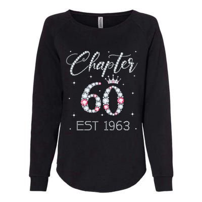 Chapter 60 EST 1963 60Th Birthday Gift For Women Ladies Womens California Wash Sweatshirt