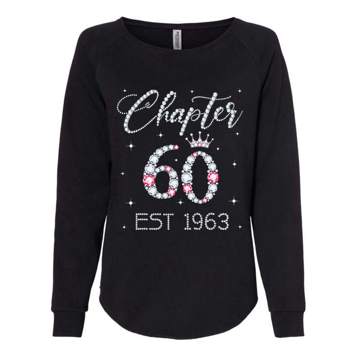 Chapter 60 EST 1963 60Th Birthday Gift For Women Ladies Womens California Wash Sweatshirt