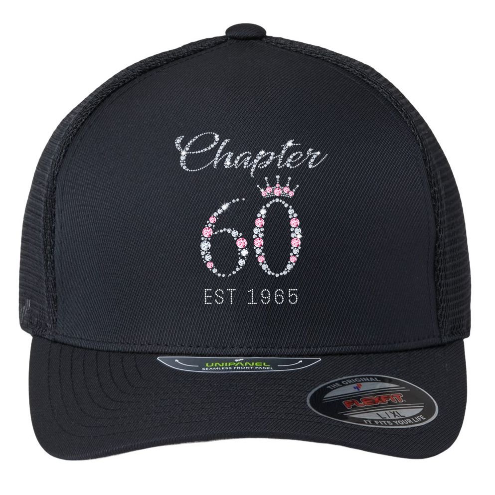 Chapter 60 EST 1965 60Th Birthday Present Flexfit Unipanel Trucker Cap