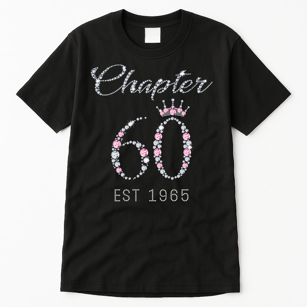 Chapter 60 EST 1965 60Th Birthday Present Tall T-Shirt