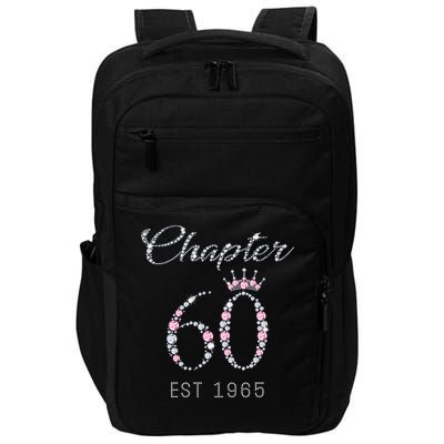 Chapter 60 EST 1965 60Th Birthday Present Impact Tech Backpack
