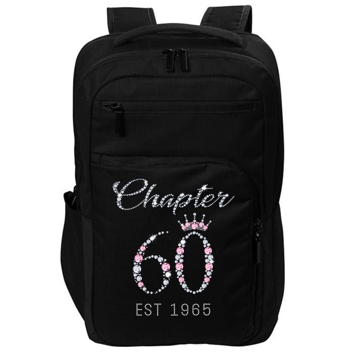 Chapter 60 EST 1965 60Th Birthday Present Impact Tech Backpack