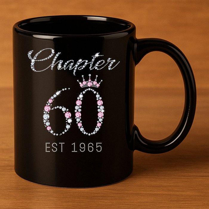 Chapter 60 EST 1965 60Th Birthday Present 11oz C Handle Ceramic Mug