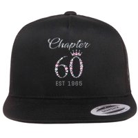 Chapter 60 EST 1965 60Th Birthday Present Flat Bill Trucker Hat