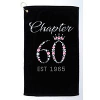 Chapter 60 EST 1965 60Th Birthday Present Golf Towel