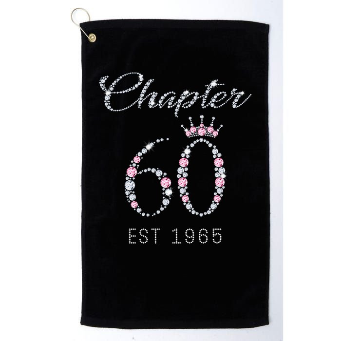 Chapter 60 EST 1965 60Th Birthday Present Golf Towel