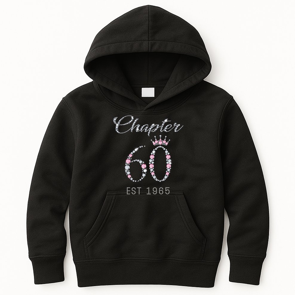 Chapter 60 EST 1965 60Th Birthday Present Kids Hoodie