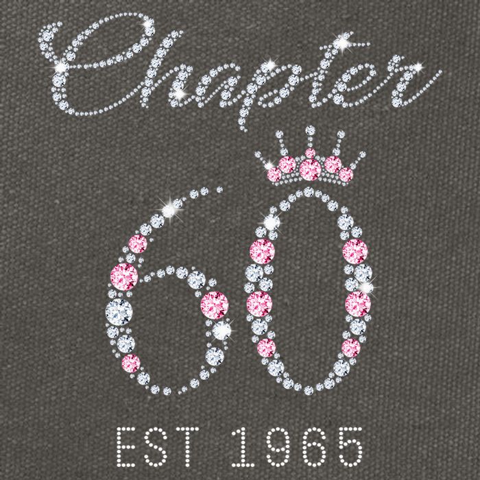 Chapter 60 EST 1965 60Th Birthday Present Cotton Canvas Backpack