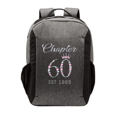 Chapter 60 EST 1965 60Th Birthday Present Vector Backpack