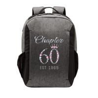 Chapter 60 EST 1965 60Th Birthday Present Vector Backpack