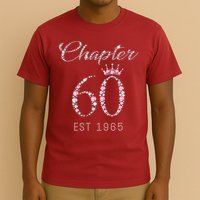 Chapter 60 EST 1965 60Th Birthday Present T-Shirt