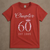 Chapter 60 EST 1965 60Th Birthday Present T-Shirt
