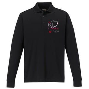 Chapter 61 Fabulous Since 1963 61st Birthday Gift Performance Long Sleeve Polo