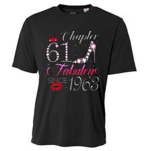 Chapter 61 Fabulous Since 1963 61st Birthday Gift Cooling Performance Crew T-Shirt