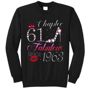 Chapter 61 Fabulous Since 1963 61st Birthday Gift Sweatshirt