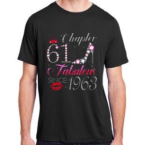 Chapter 61 Fabulous Since 1963 61st Birthday Gift Adult ChromaSoft Performance T-Shirt