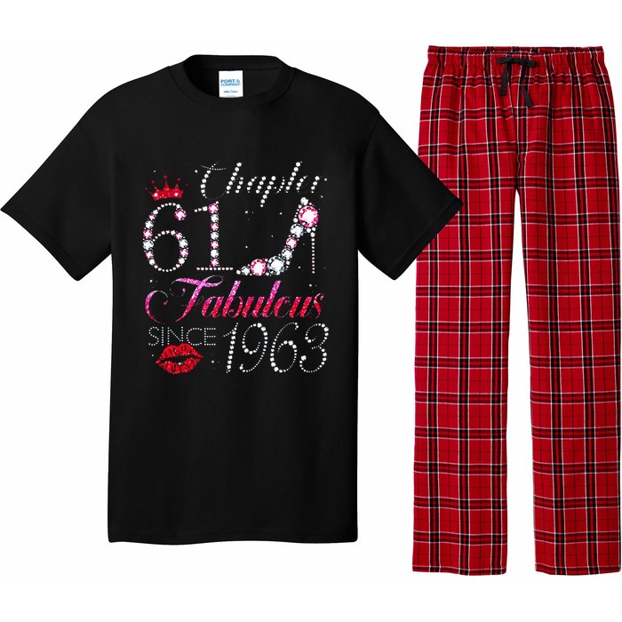 Chapter 61 Fabulous Since 1963 61st Birthday Gift Pajama Set