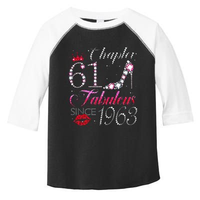 Chapter 61 Fabulous Since 1963 61st Birthday Gift Toddler Fine Jersey T-Shirt