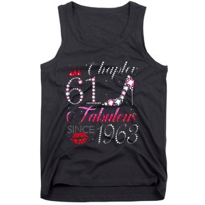 Chapter 61 Fabulous Since 1963 61st Birthday Gift Tank Top