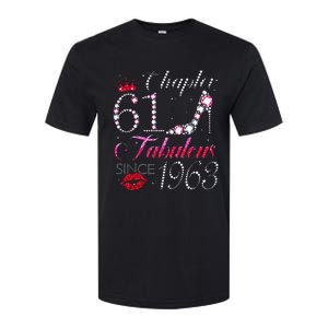 Chapter 61 Fabulous Since 1963 61st Birthday Gift Softstyle CVC T-Shirt