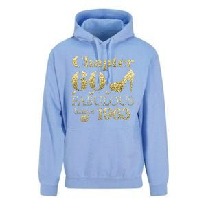 Chapter 60 Fabulous Since 1963 60Th Birthday Gift For Ladies Unisex Surf Hoodie