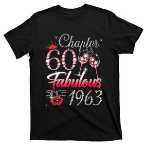 Chapter 60 Fabulous Since 1963 60th Birthday Queen T-Shirt