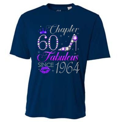 Chapter 60 Fabulous Since 1964 60th Birthday Gifts Cooling Performance Crew T-Shirt