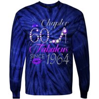 Chapter 60 Fabulous Since 1964 60th Birthday Gifts Tie-Dye Long Sleeve Shirt