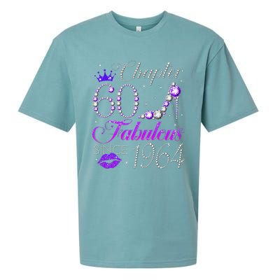 Chapter 60 Fabulous Since 1964 60th Birthday Gifts Sueded Cloud Jersey T-Shirt