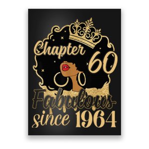 Chapter 60 Fabulous Since 1964 60th Birthday Poster