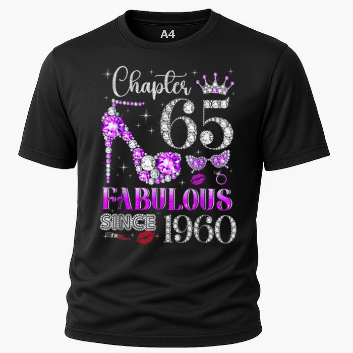 Chapter 65 Fabulous Since 1960 65th Birthday Cooling Performance Crew T-Shirt
