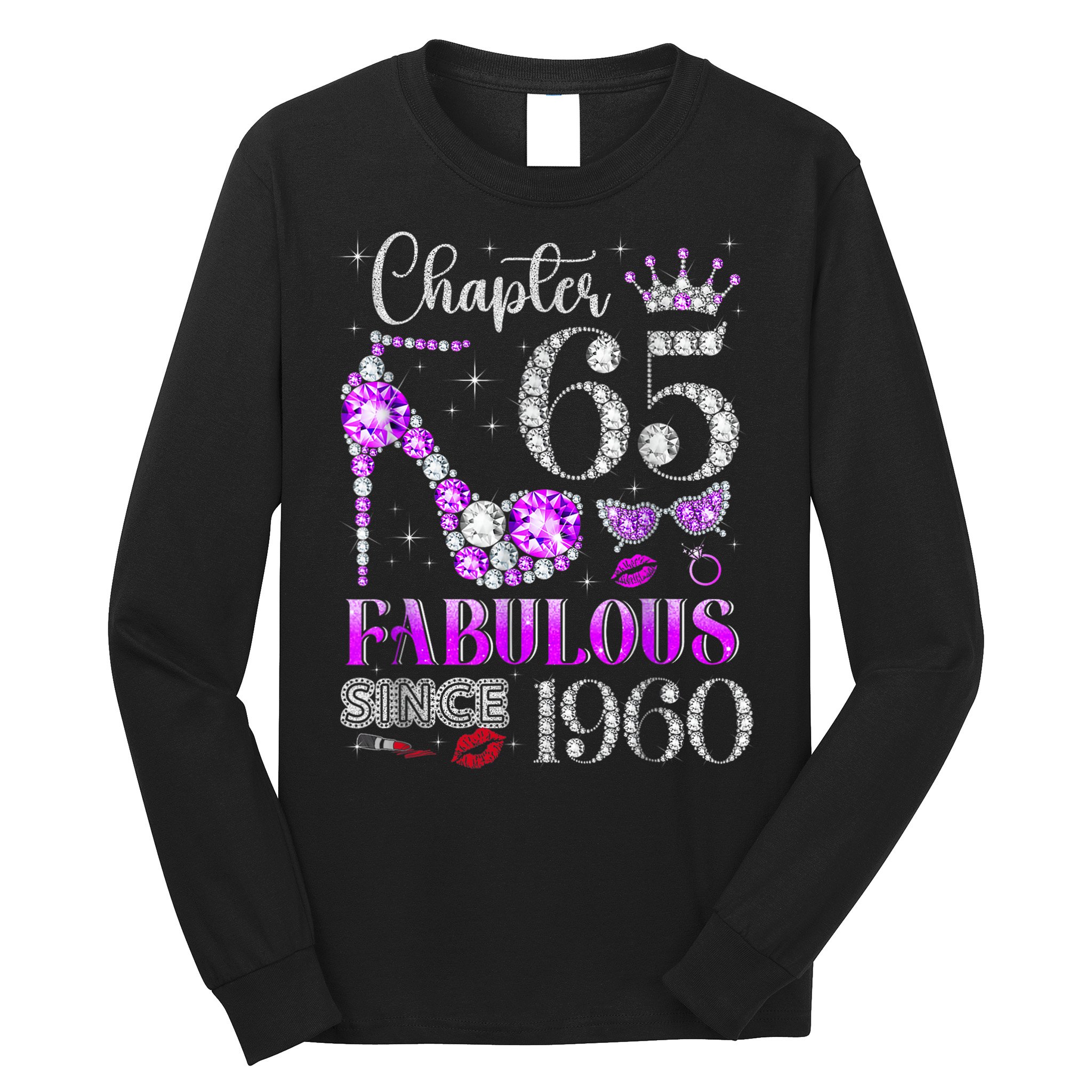 Chapter 65 Fabulous Since 1960 65th Birthday Long Sleeve Shirt