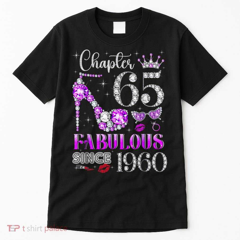 Chapter 65 Fabulous Since 1960 65th Birthday Tall T-Shirt