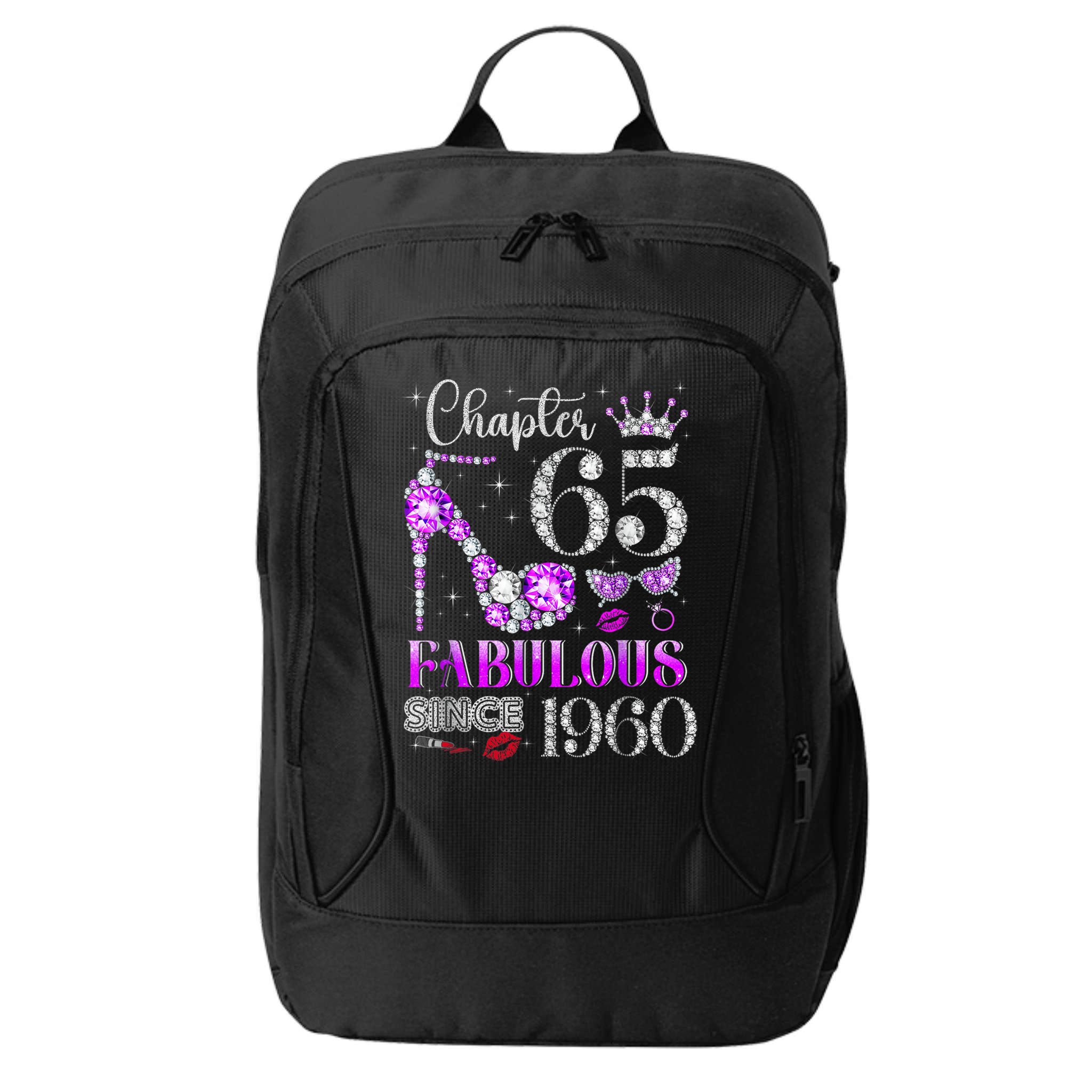 Chapter 65 Fabulous Since 1960 65th Birthday City Backpack