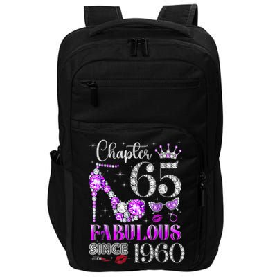 Chapter 65 Fabulous Since 1960 65th Birthday Impact Tech Backpack
