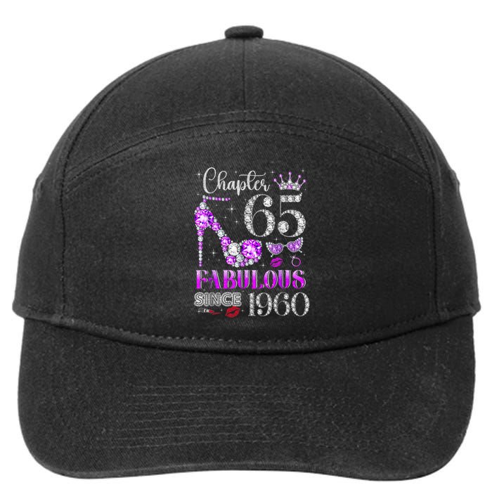 Chapter 65 Fabulous Since 1960 65th Birthday 7-Panel Snapback Hat