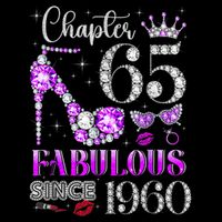 Chapter 65 Fabulous Since 1960 65th Birthday 7-Panel Snapback Hat