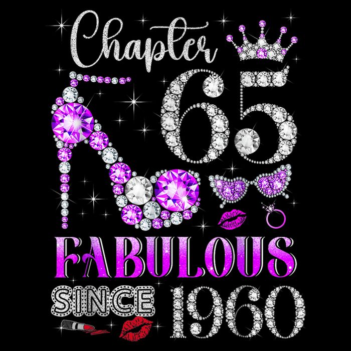 Chapter 65 Fabulous Since 1960 65th Birthday 7-Panel Snapback Hat