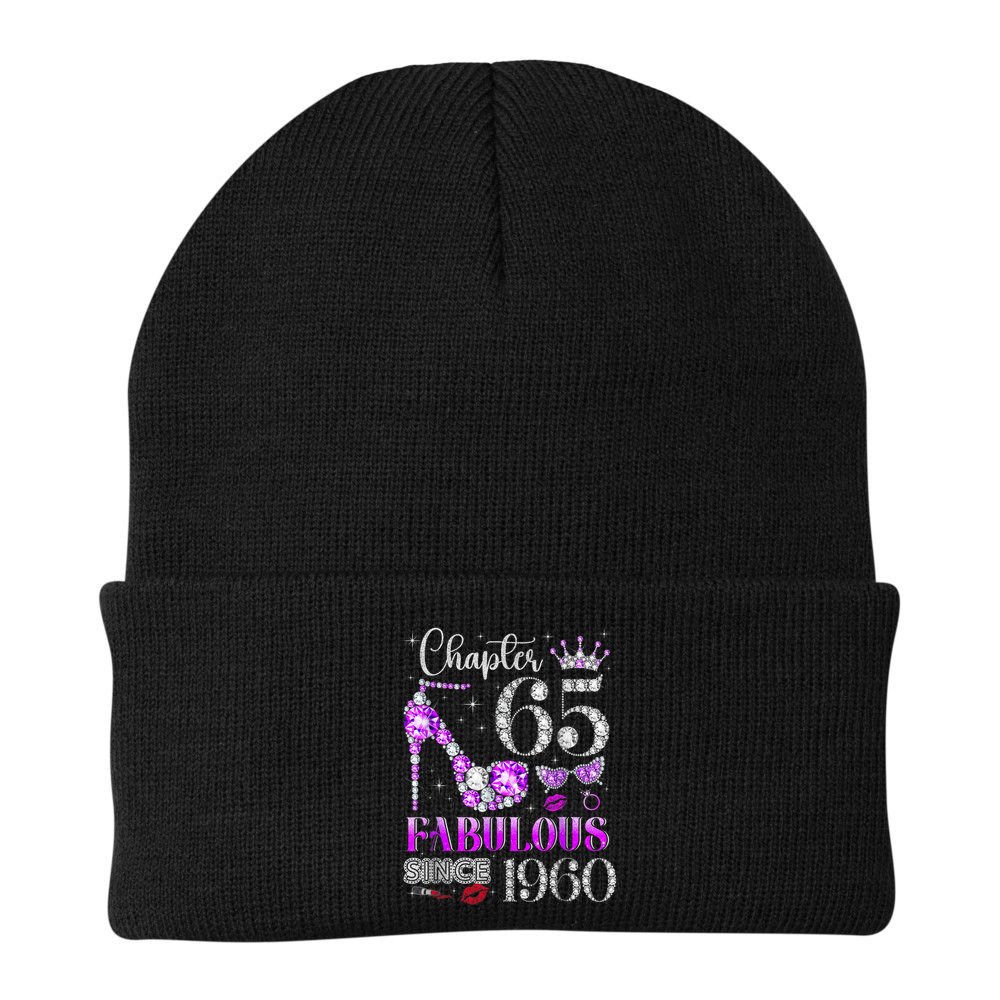 Chapter 65 Fabulous Since 1960 65th Birthday Beanie