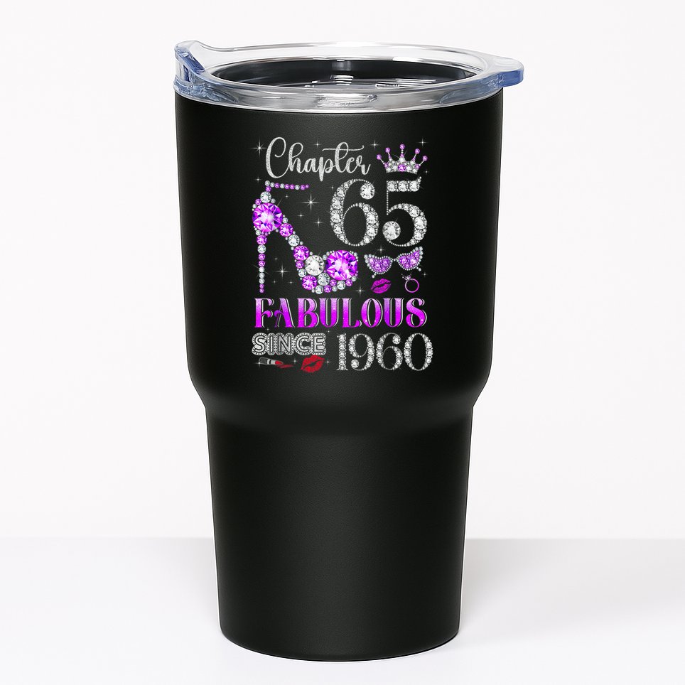 Chapter 65 Fabulous Since 1960 65th Birthday Tumbler
