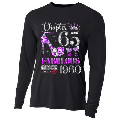 Chapter 65 Fabulous Since 1960 65th Birthday Cooling Performance Long Sleeve Crew