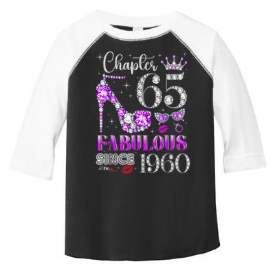 Chapter 65 Fabulous Since 1960 65th Birthday Toddler Fine Jersey T-Shirt