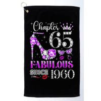 Chapter 65 Fabulous Since 1960 65th Birthday Golf Towel