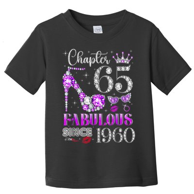 Chapter 65 Fabulous Since 1960 65th Birthday Toddler T-Shirt