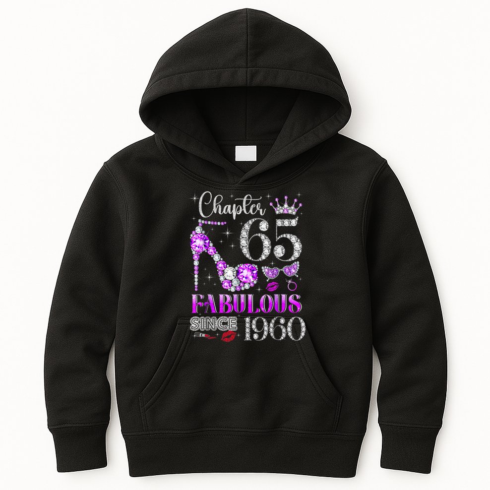 Chapter 65 Fabulous Since 1960 65th Birthday Kids Hoodie
